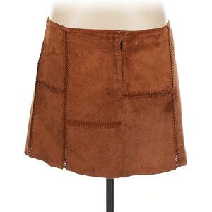 Bebe Suede Leather 8 Skirt